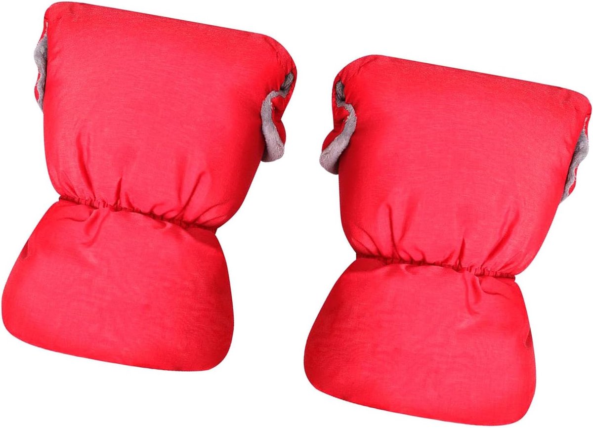 Kinderwagen Handwarmers - Wanten voor kou - Buitenwandelingen - Spatwaterdicht en winddicht - 30x22x10cm - Rood