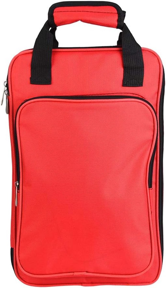Drumstok Tas - Mallet Opbergtas - Muzikanten Opslag - Waterdicht Oxford Materiaal - Rood