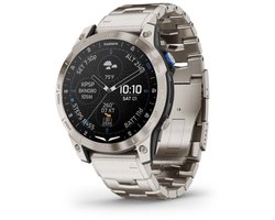 Garmin - 010-02582-51 - D2™ Mach 1 - Smartwatch met geventileerde titanium band en extra zwarte siliconen band