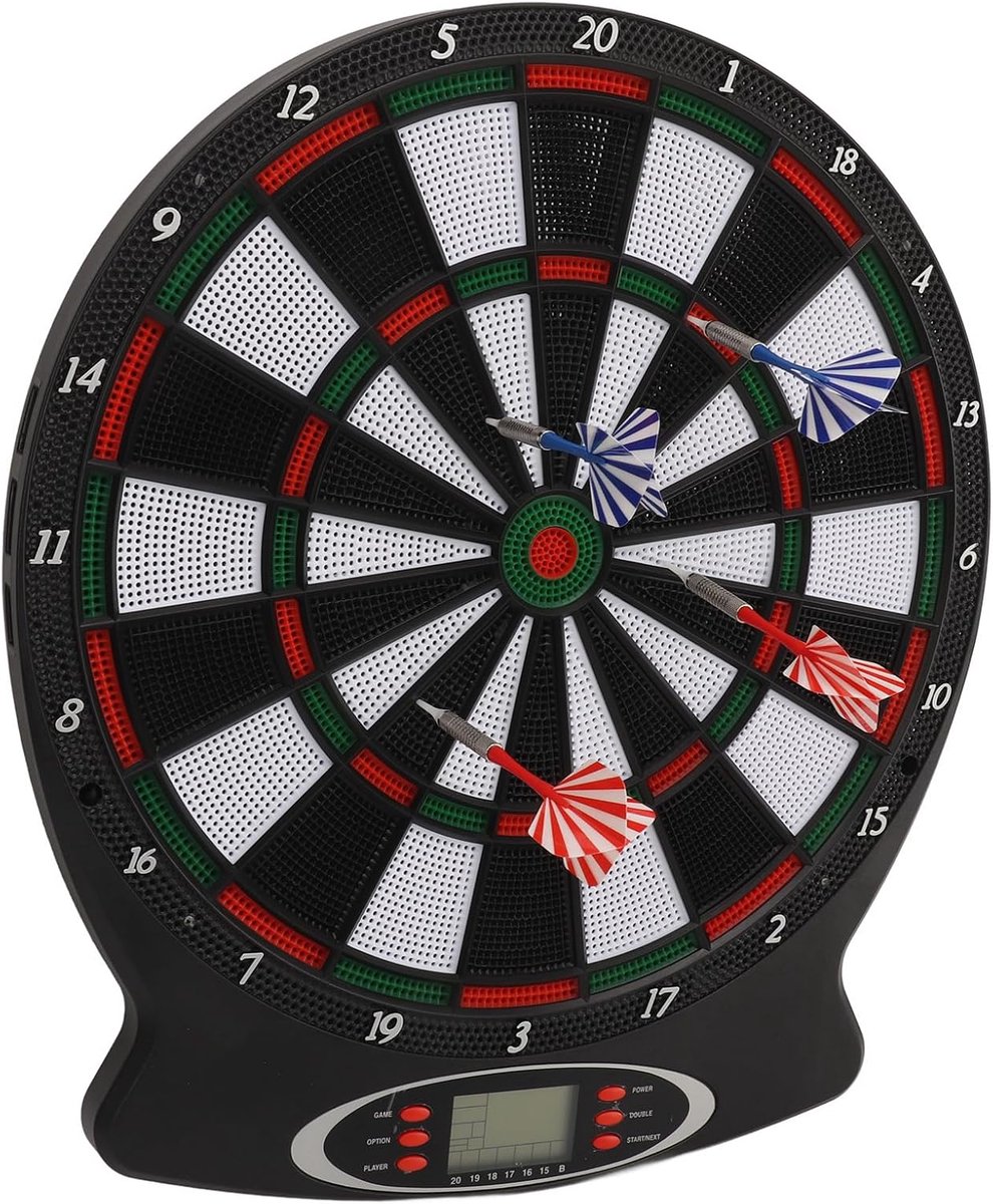 Elektronisch Dartbord - Automatisch Scorebord - Thuis Entertainment - Hoge Weerstand Detectie - 15x15x1cm - Zwart
