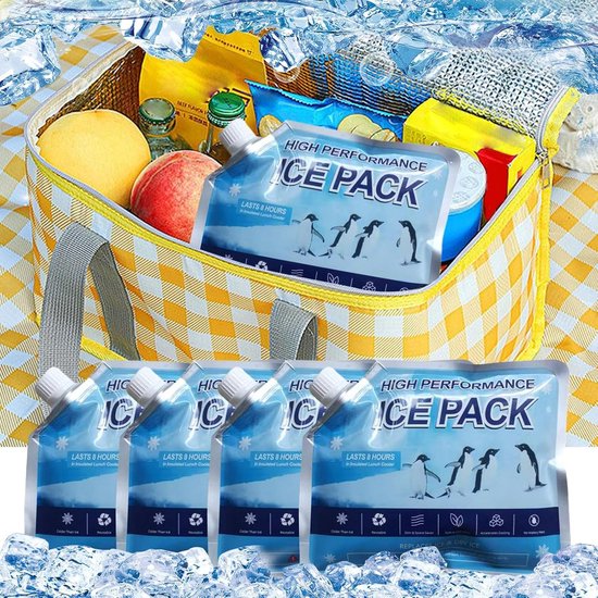 Koelelementen voor koelbox - Herbruikbare ijspacks - Picknick en kamperen - Langdurige koeling - 350 ml capaciteit — afbeelding 5