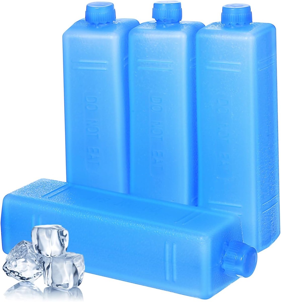 Herbruikbare IJsblokjes - Koelplaten Koelbox - Voedsel Koel Houden - Compact Draagbaar Ontwerp - 16 cm - Blauw