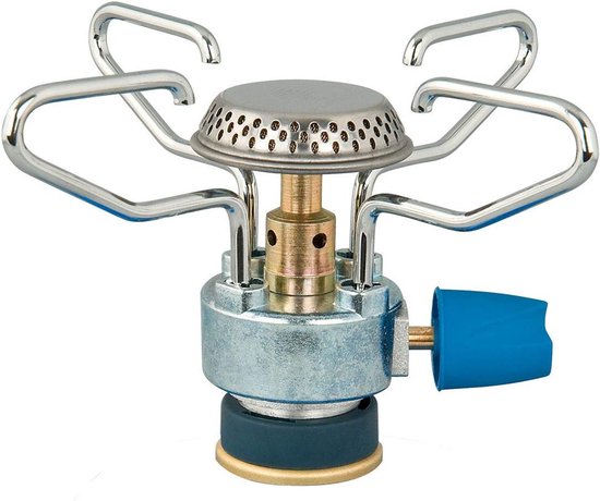 Draagbare Gasbrander - Compact Kooktoestel - Kamperen Koken - Inklapbare Houders - 1300 Watt - Lichtblauw van Merkloos — afbeelding 3