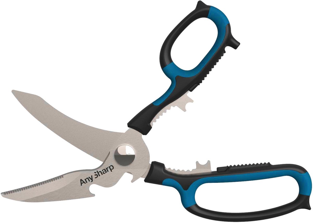 Keukenschaar 5-in-1 Premium Blauw | Multifunctioneel