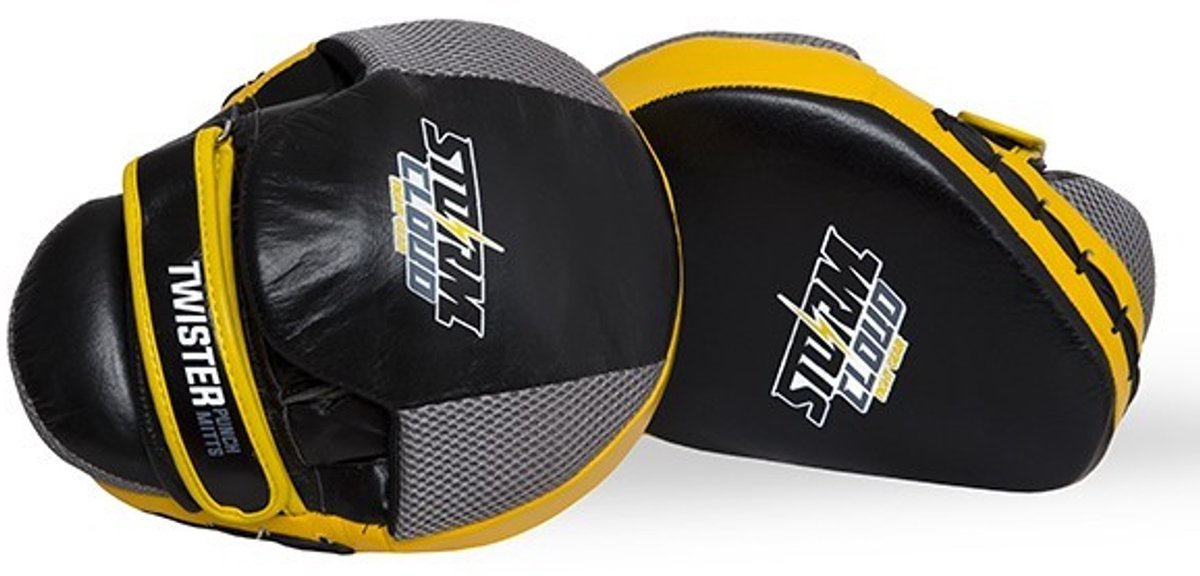 StormCloud Twister Focus Pads – 100% Echt Leer – Lichtgewicht & Schokabsorberend – Set van 2