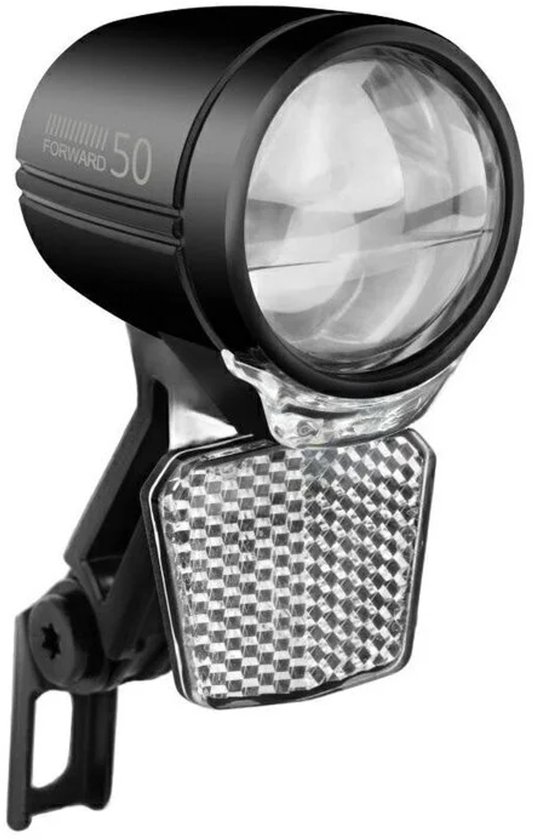 2K Optic Series - Fietsverlichting Voorzijde - Naafdynamo - 50 Lux LED - Lichtsensor & Dagrijverlichting — afbeelding 2