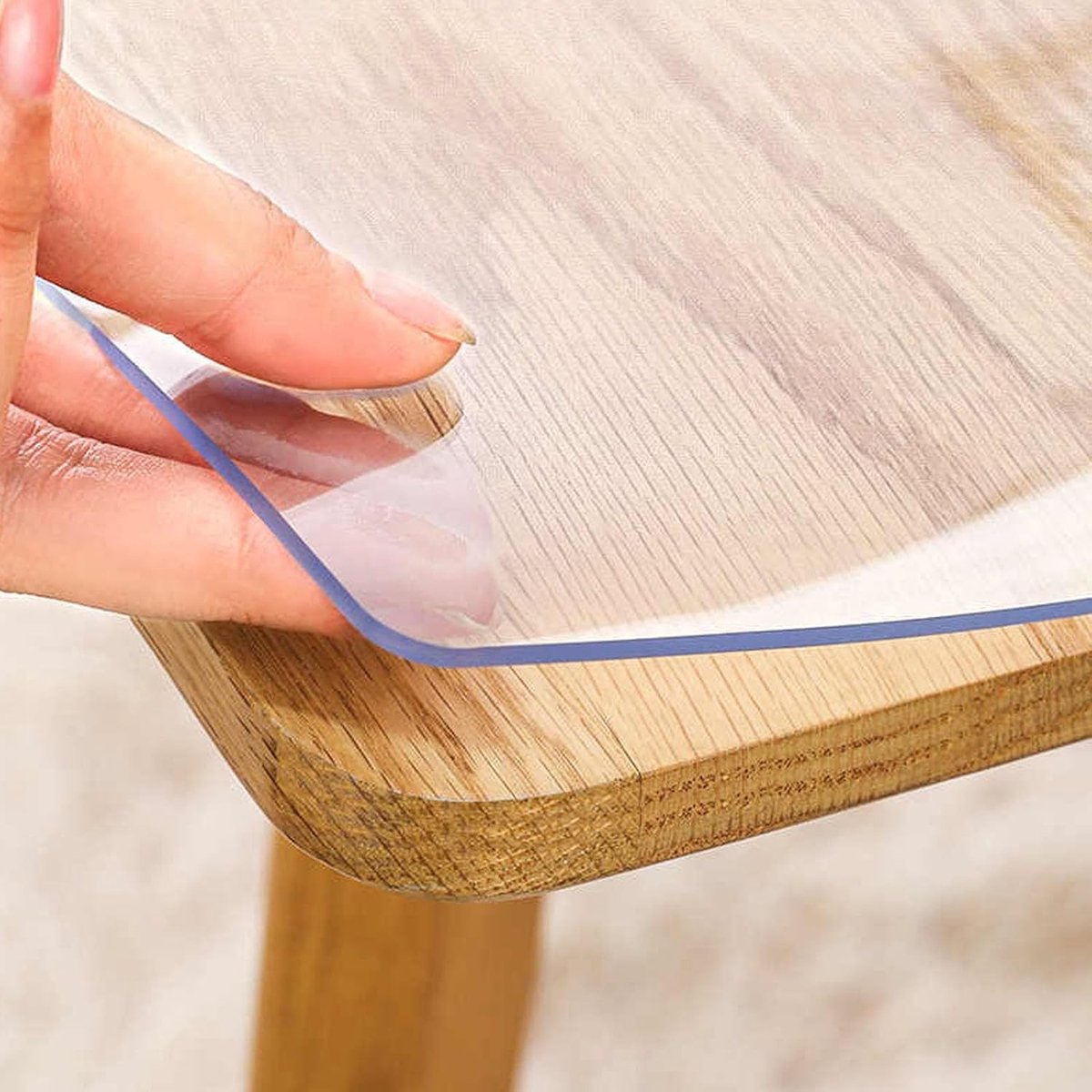 Tafelbeschermer - Kristalheldere folie - Tafel beschermen - 15 mm dik - 100x220 cm - Transparant