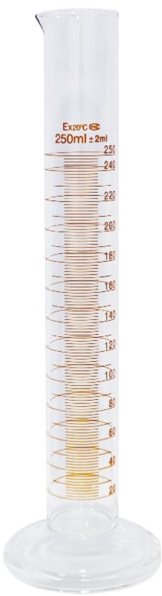 Maatcilinder Set - Meetglas Werk - Laboratorium Precisie - Dik Glas Materiaal - 5ml tot 100ml