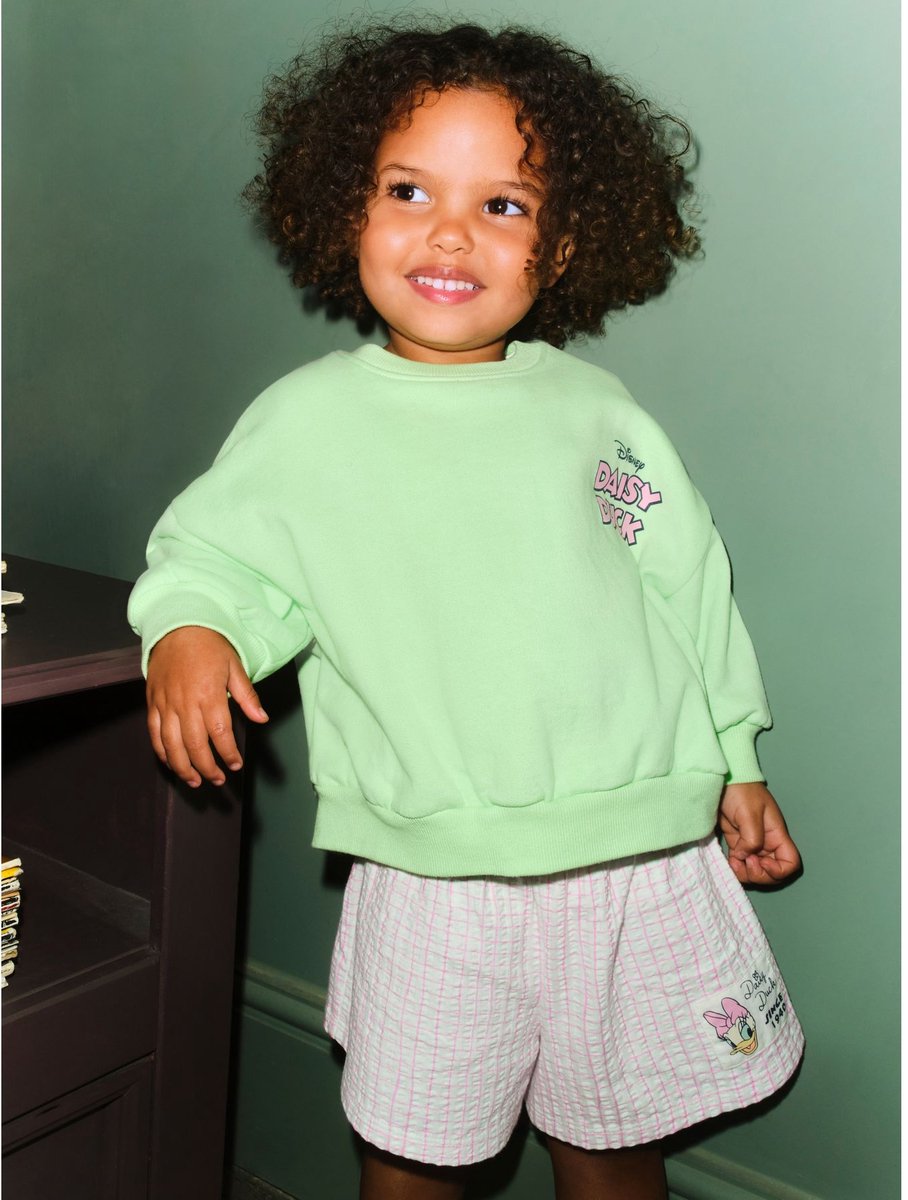 Next - Meisjes - Set van Daisy Duck shorts - Groen