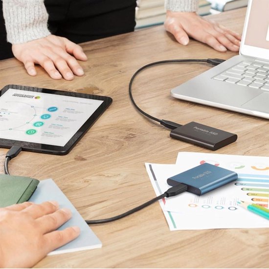 Draagbare SSD - Externe harde schijf - USB-C - SSD - 2TB — afbeelding 2