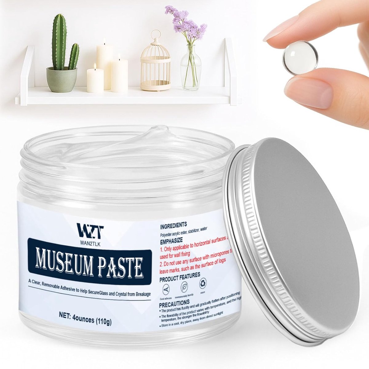 Tentoonstellingsgel - Museumkit - Voorwerpen Beveiligen - Herbruikbaar Residuvrij - 110 gram