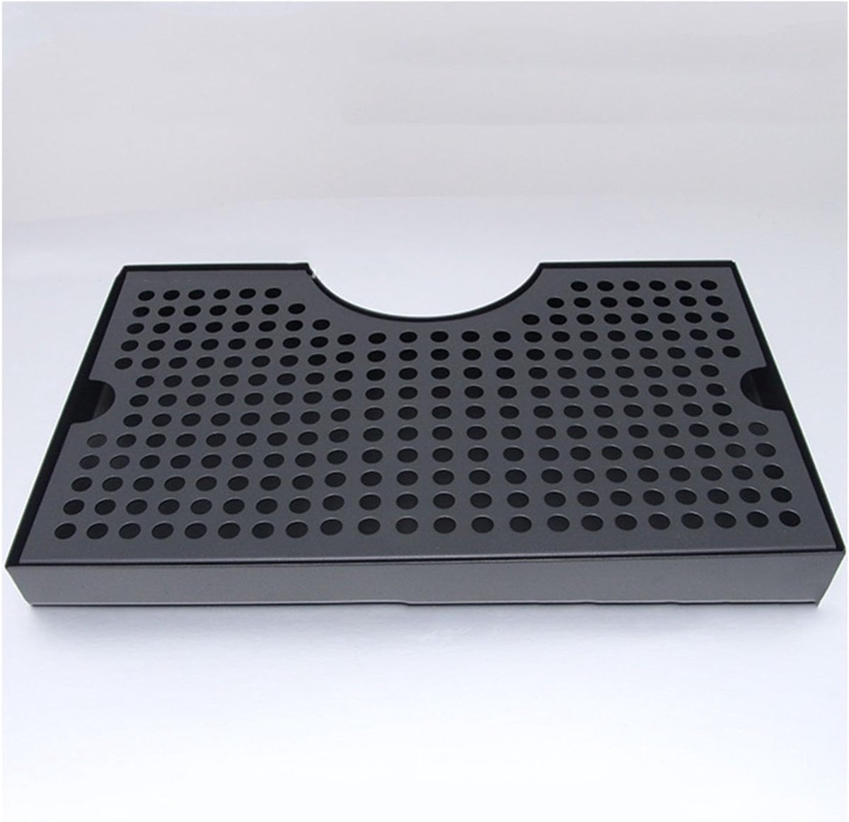 Metalen Lekbak - Bier Lekbak - Bar Keuken - Afneembaar Deksel - 30cm - Zwart