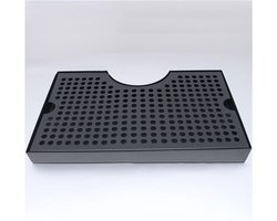 Metalen Lekbak - Bier Lekbak - Bar Keuken - Afneembaar Deksel - 30cm - Zwart