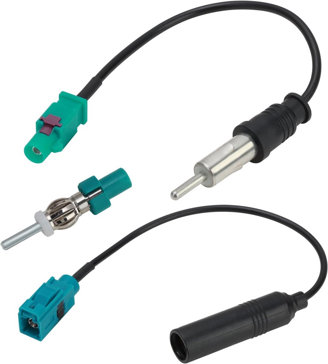 Antenne Adapter - Radio Kabel - Autoradio Installatie - Universele Compatibiliteit - 15 cm Kabel