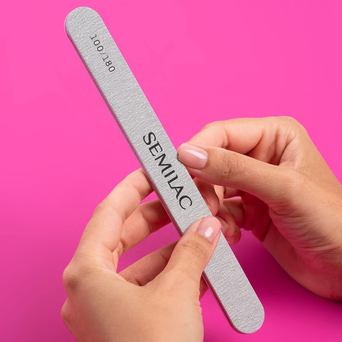 Nagelvijl Recht - Dubbelzijdig met Korrel 100/180 voor Manicure en Pedicure