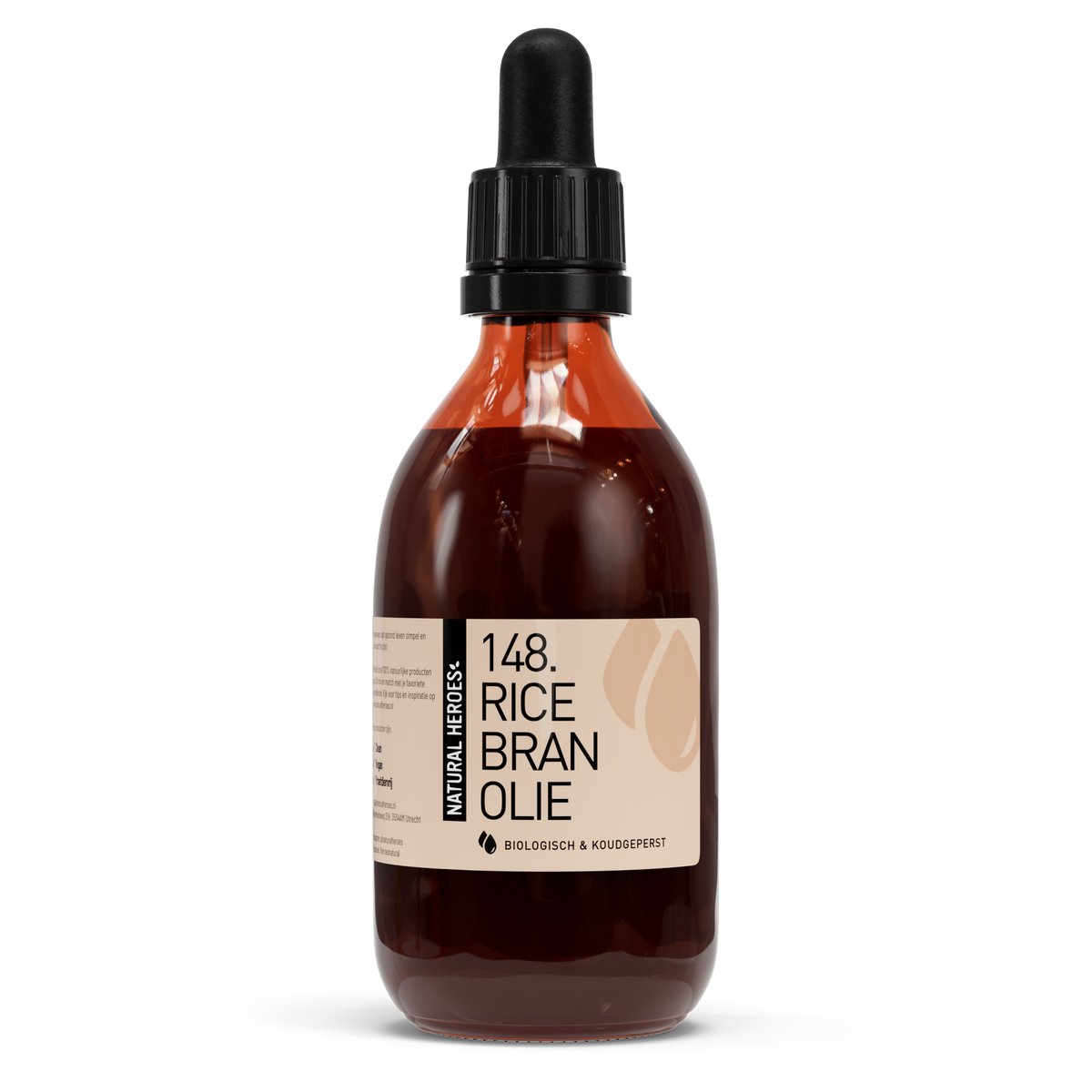 Natural Heroes - Rice Bran Olie (Biologisch & Koudgeperst) 30 ml