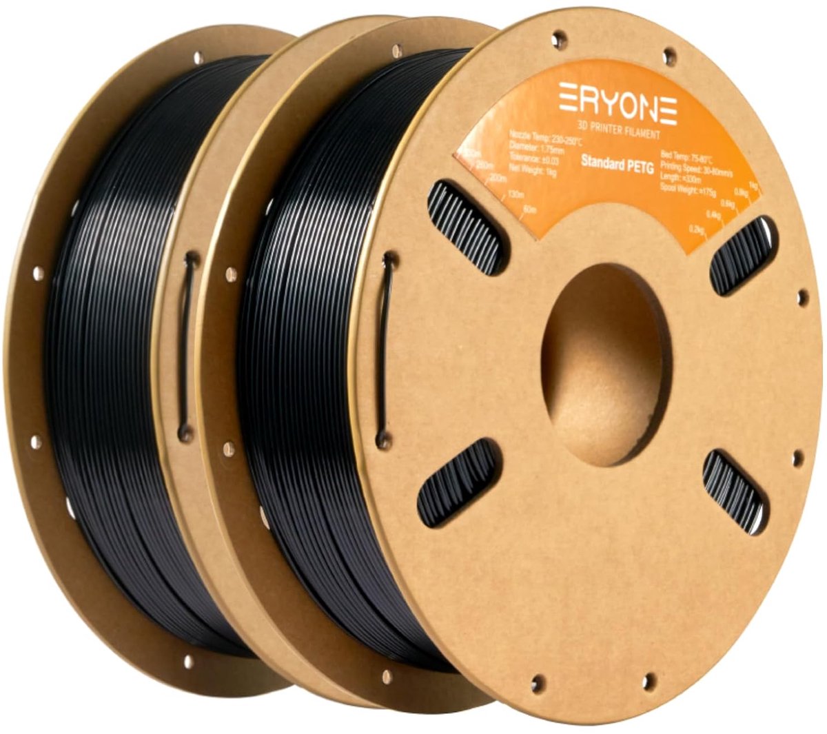 3D Printer Filament - PLA Alternatief - Modelbouw Printen - Hoge Sterkte - 2 kg Spoel - Zwart