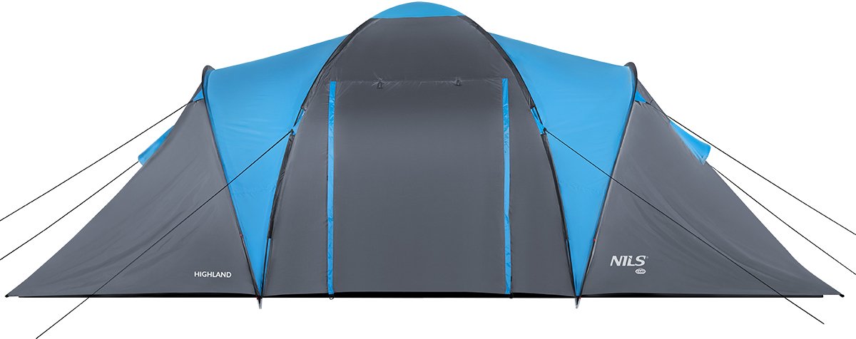 Nils Camp Highland - Campingtent - 6 Personen - Niebiesko-Szary
