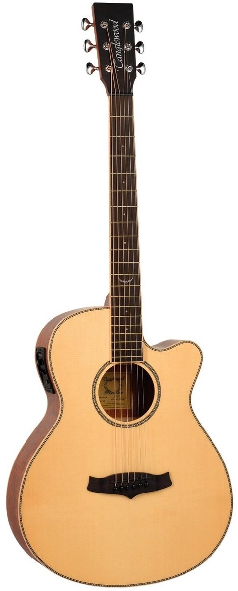 Tanglewood Premier TP4 CE Elektro-Akoestische Gitaar Solid Spruce Mahogany Natural Satin