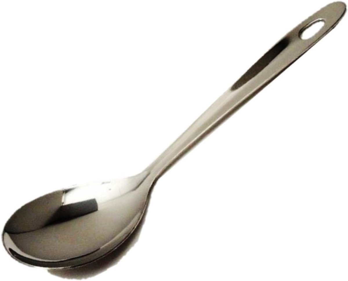 Roestvrijstalen baster- en serverspaan, 9.5 inch