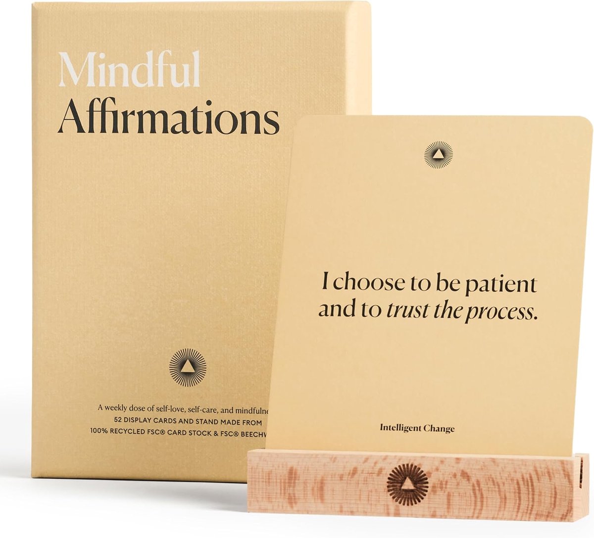 Mindful Affirmation Cards (Deck of 52) - Positieve Affirmaties voor Zelfrespect en Stressvermindering - Mantra's en Meditatie Tools - Geschenk voor Zelfzorg