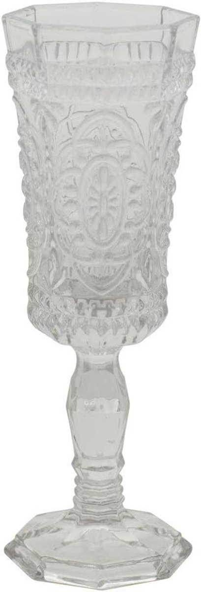 Set van 6 Champagneglazen Fluiten 120ml - Helder Glas - Vaatwasmachinebestendig