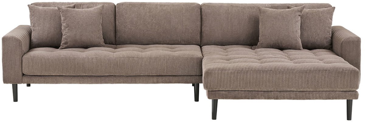 House Nordic Loungebank Lido - Bruin Rechts - 290x76x170cm