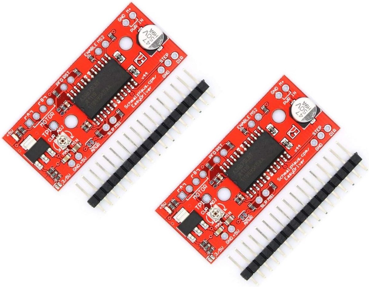 2 Stuks Stappenmotor Driver Board voor Precisie Motorbesturing