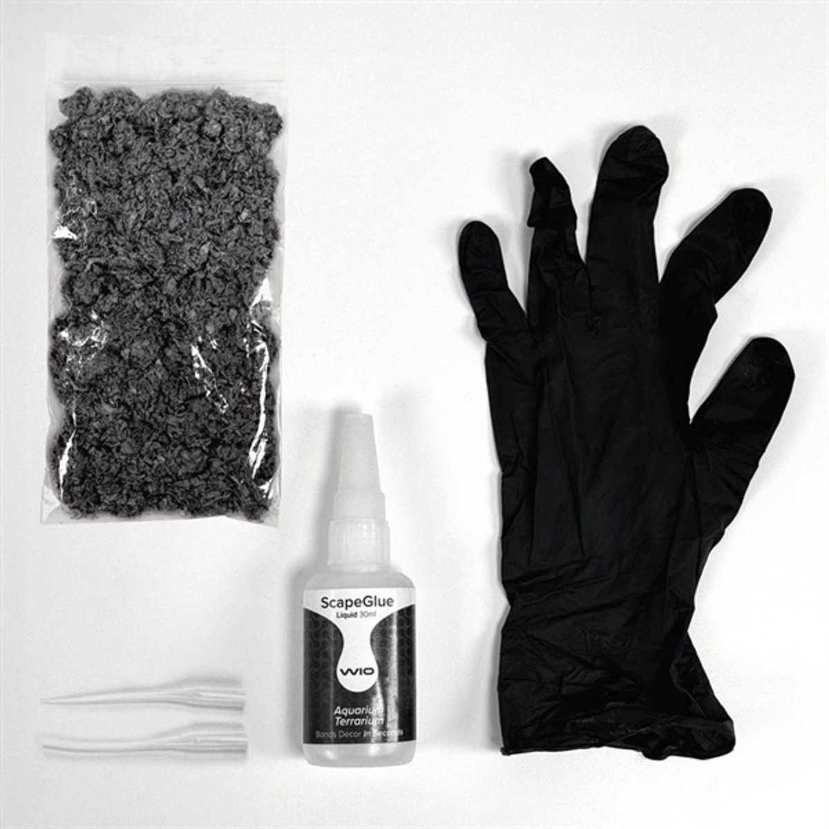 WIO Scapeglue Kit 30 Gram + 100ML Black