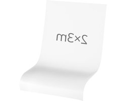 Allecto- Fotografie Achtergrond - Opvouwbaar - Kreukvrij - Non-woven Stoffen - Wit - 2 x 3 m - Live Video's - Online Vergaderingen - Geschikt voor - Fotoachtergrond