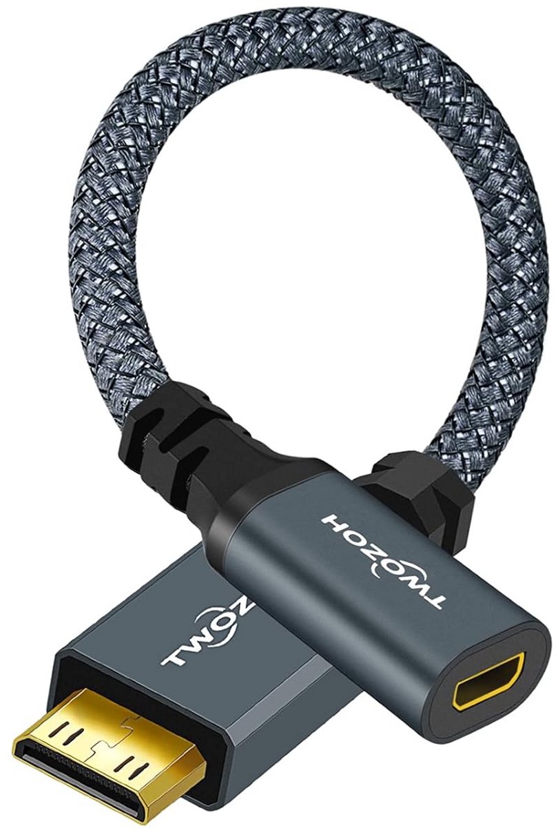 Mini HDMI naar Micro HDMI Adapter Kabel 4K Ondersteuning