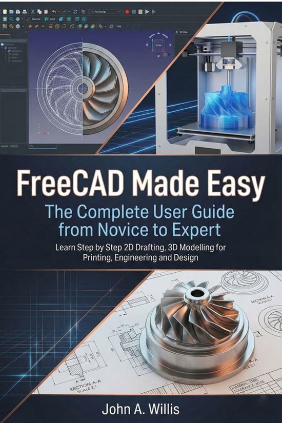 FreeCAD Made Easy: The Complete User Guide from Novice to Ex ... - cover