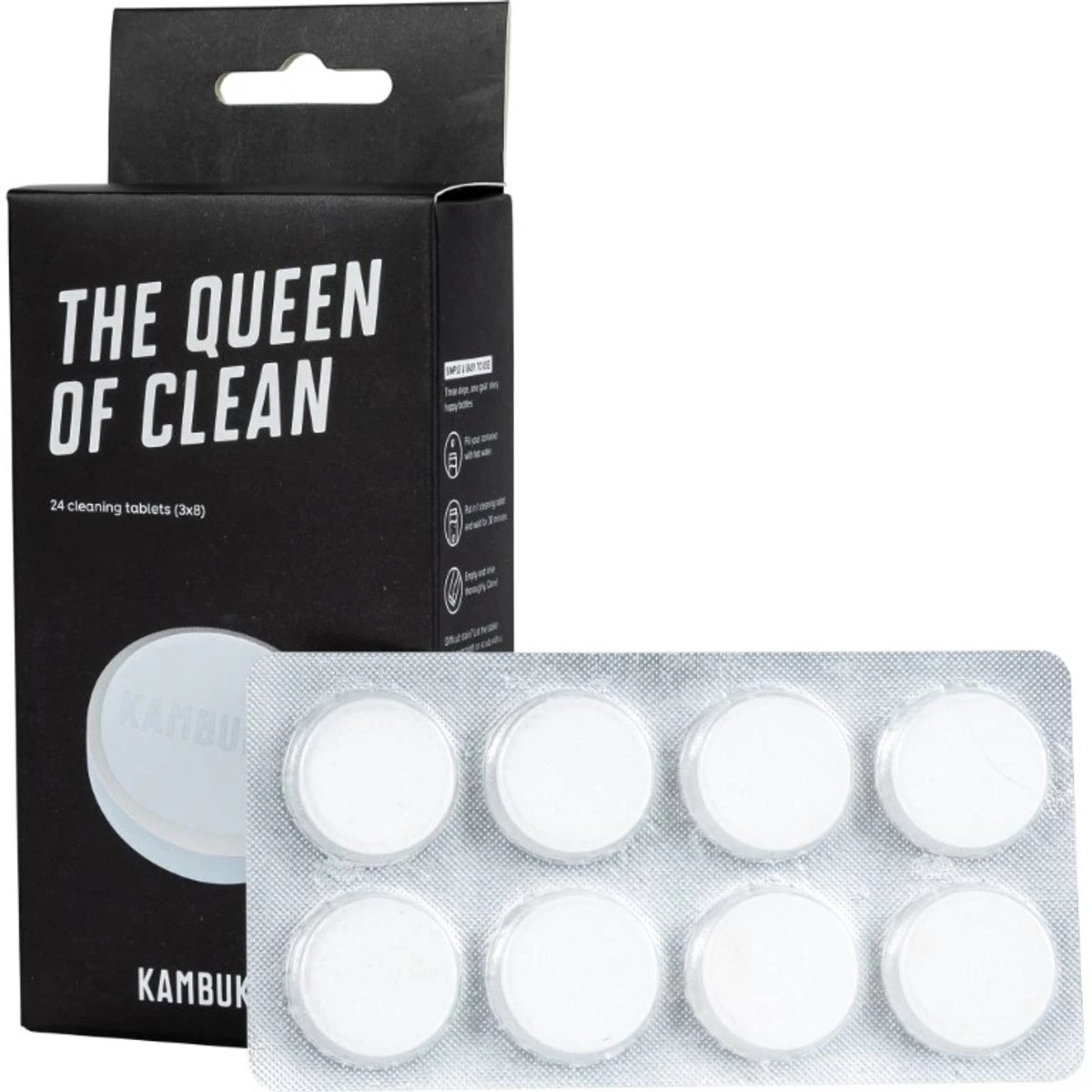 Queen of Clean (3x8 pcs) Onderdeel White