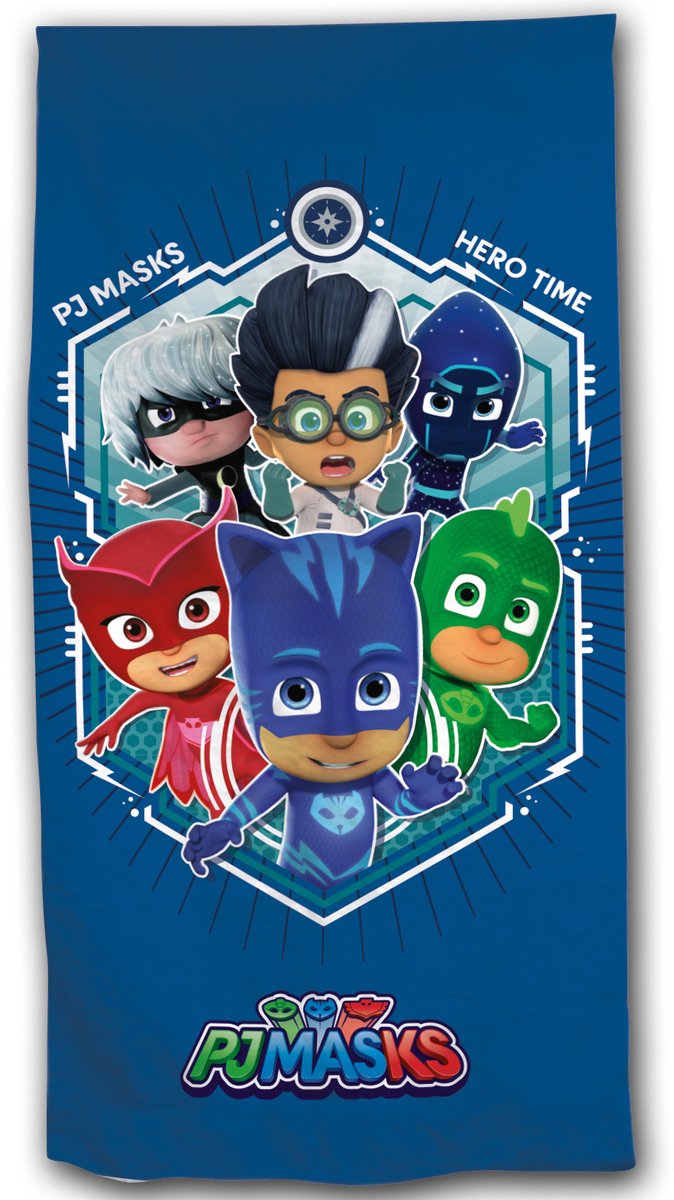 PJ Masks Polyester Strandlaken - 70 x 140 cm - Multi
