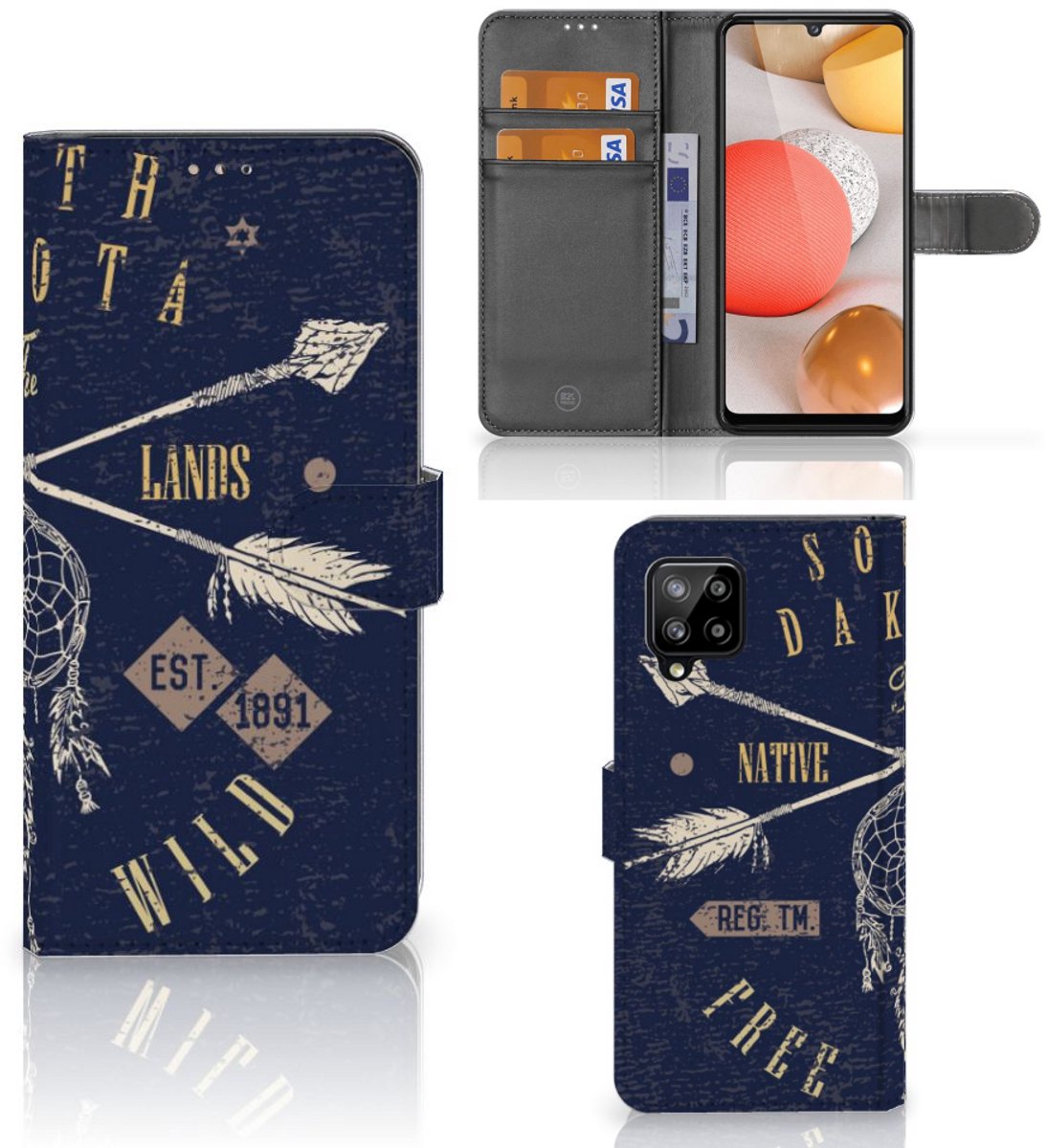 Samsung Galaxy A42 5G Flip Cover South Dakota