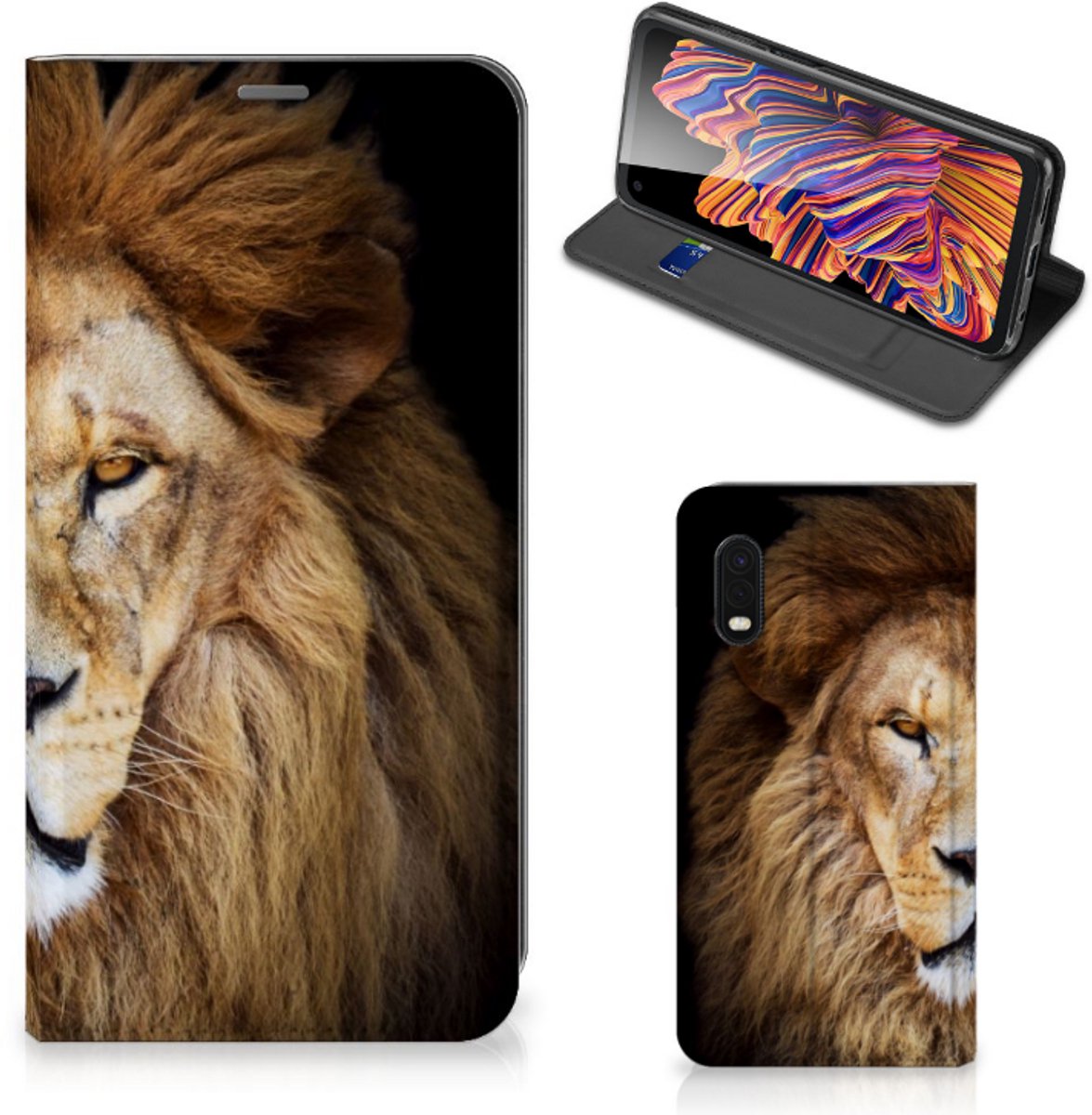 Samsung Xcover Pro Hoesje maken Leeuw