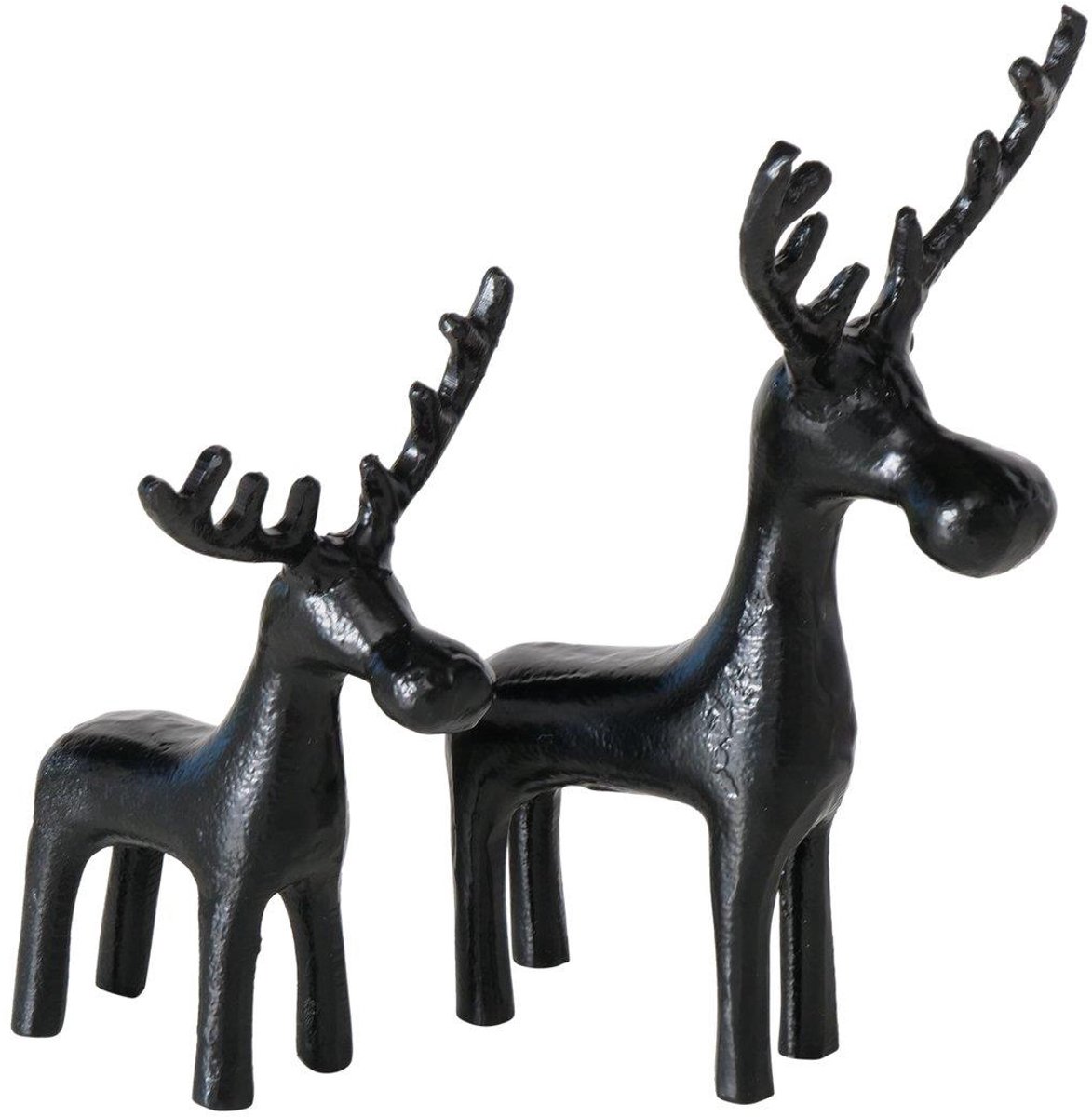 Boltze Home decoratie eland zwart set winterdecor modern.