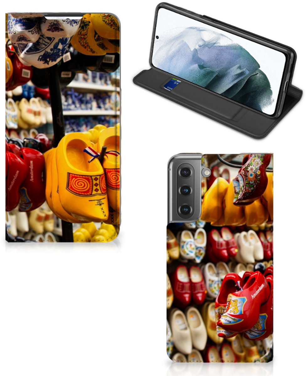Book Case voor Samsung Galaxy S21 FE Book Cover Klompen