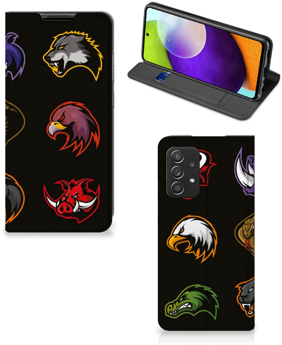 Book Case voor Samsung Galaxy A52 Magnet Case Cartoon