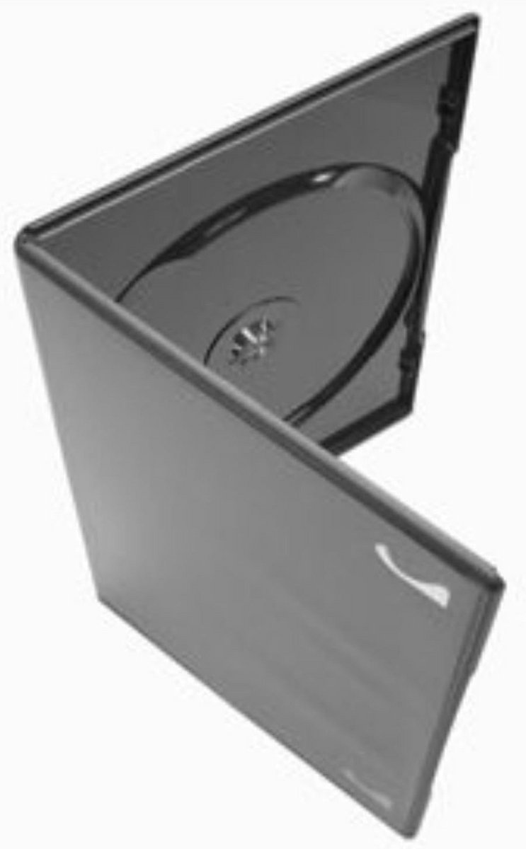 25 Stuks Enkel Zwarte 7mm Ruggengraat DVD/CD/BLU RAY Hoesjes