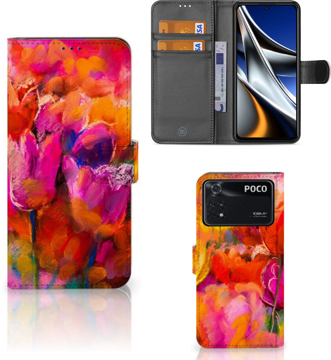 Hoesje Xiaomi Poco X4 Pro 5G Tulips