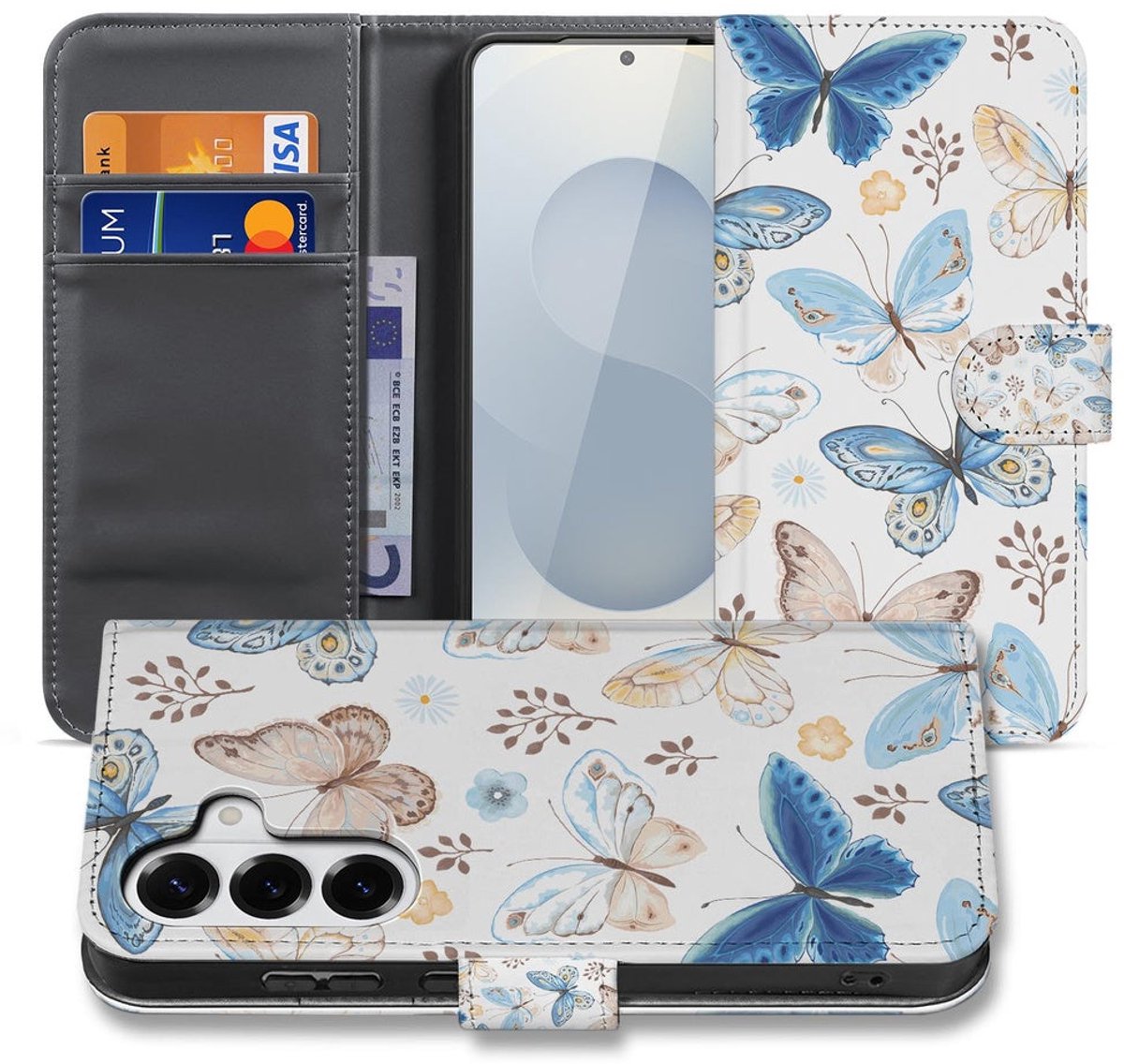 Samsung Galaxy S26 Plus Vlinder Wallet Hoesje