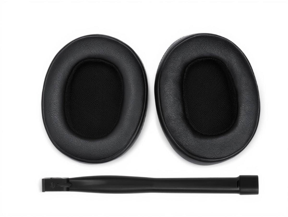 Set Oorkussens voor Skullcandy Koptelefoon - Crusher Oorkussen - Crusher Wireless/Crusher Evo/Crusher ANC/Crusher 360/Hesh 3/Hesh Evo/Hesh ANC/Venue Wireless - Proteïneleer met Traagschuim - Zwart