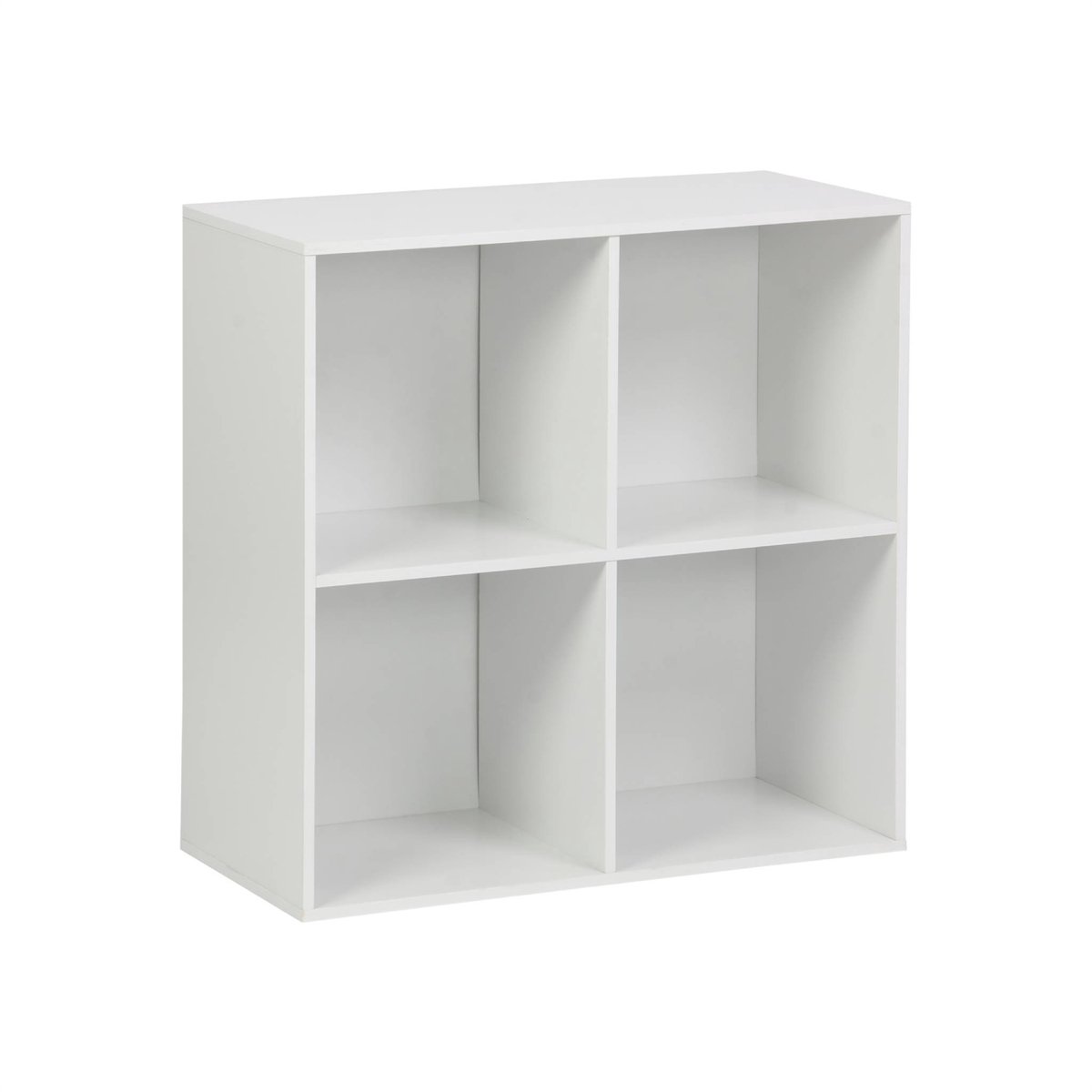 sweeek - Decoratieve opbergmodule houtdecor 4 vakken 70cm - kompo