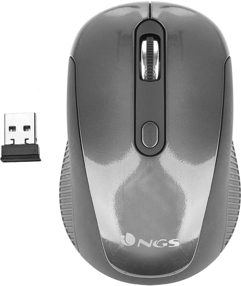 Draadloze 2.4GHz Optische Muis met Stille Scrollwiel - Ideaal voor Desktop en Laptop