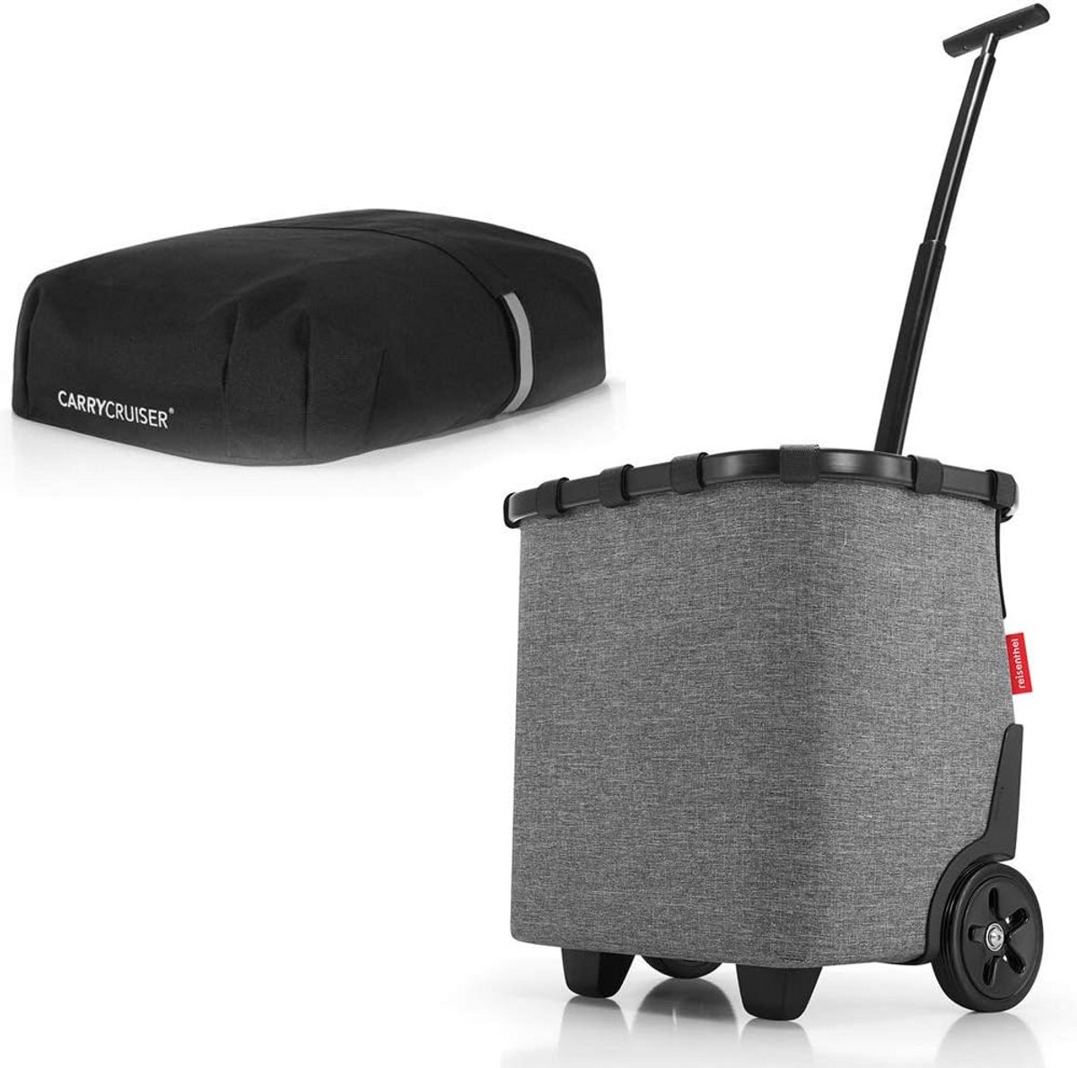 Boodschappentrolley met gratis beschermcover - Twist Silver