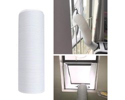 Universele Airco Afvoerslang - Flexibele Uitlaatslang voor Draagbare Airconditioning (Diameter 13 cm x 1,5 m)