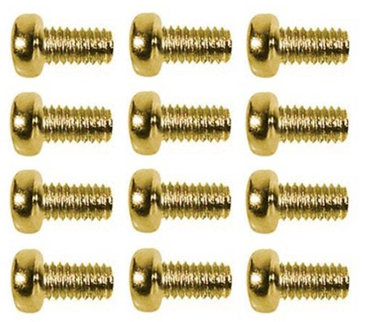 Boston SS-18-G Dome Head Schroefbolletjes - 3,0x5mm, 12 Stuks, Goud