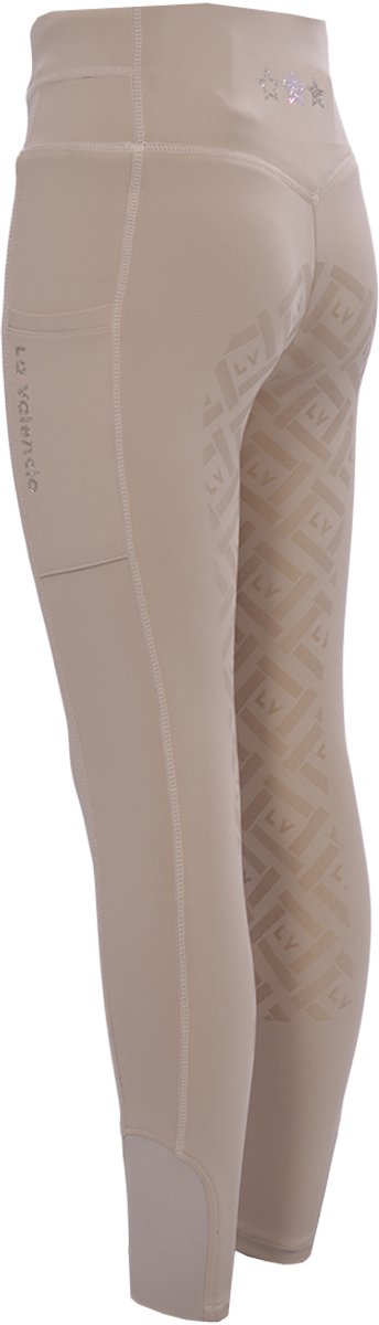 La Valencio Paardrijlegging La Valencio Lvxombo Full Grip Kids Beige - 176