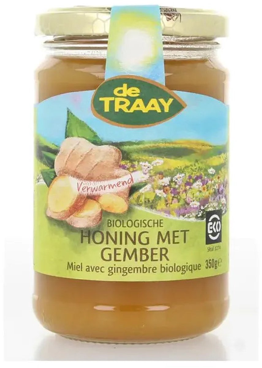 Traay Honing met gember bio 350 Gram